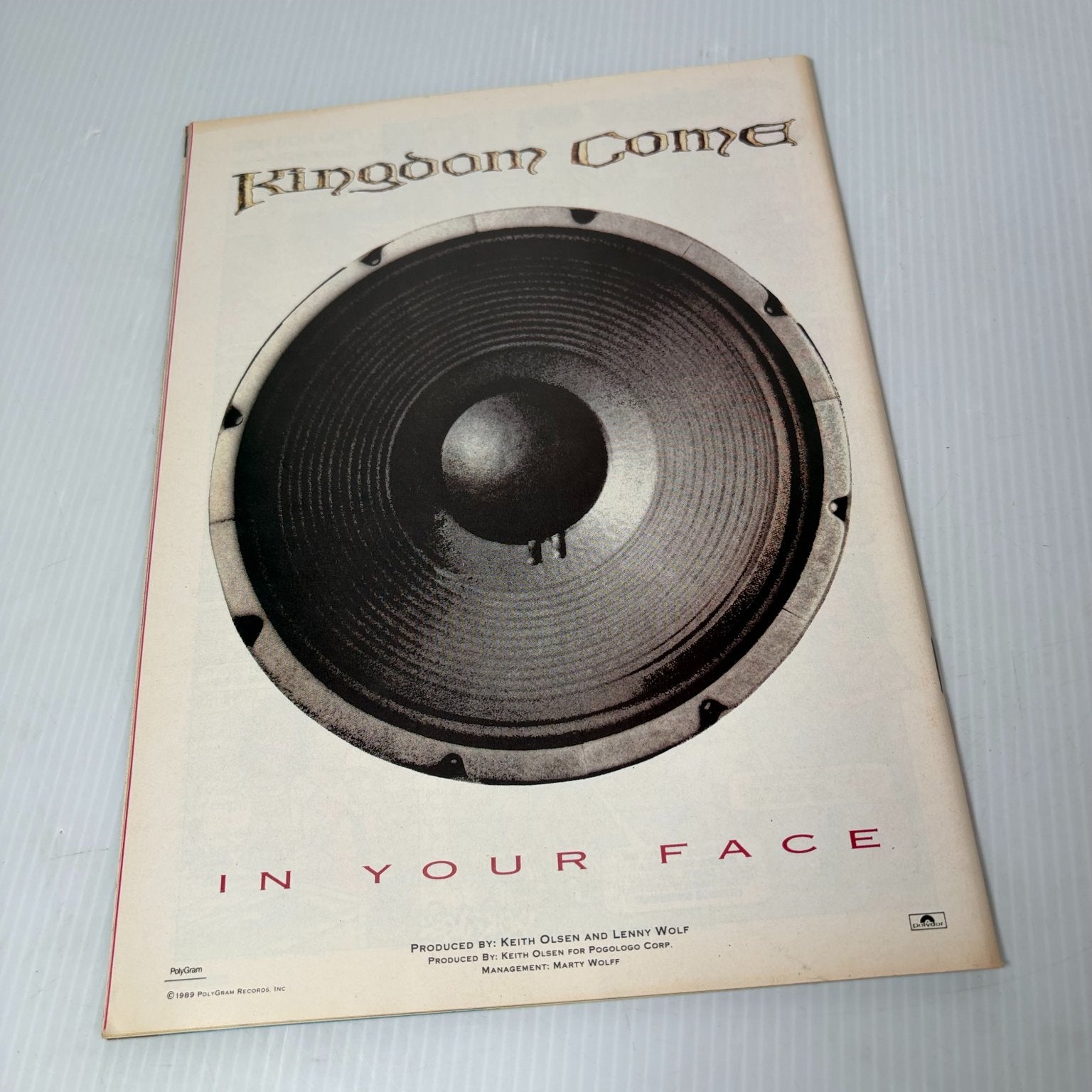 FACES Magazine July August 1989 Vince Neil Motley Crue Heavy Metal