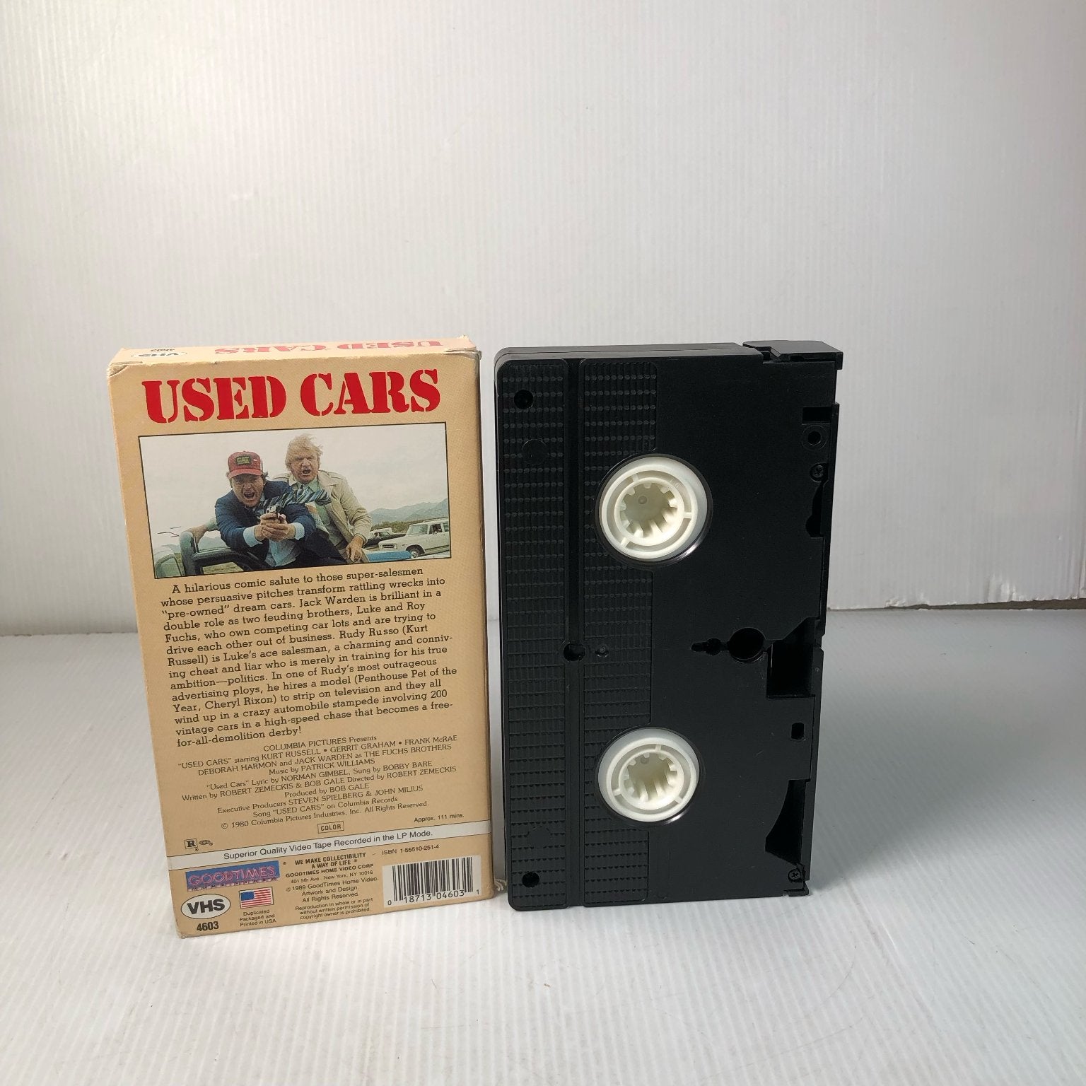 Used Cars VHS 1980 Comedy Kurt Russell Jack Warden GoodTimes Home Video