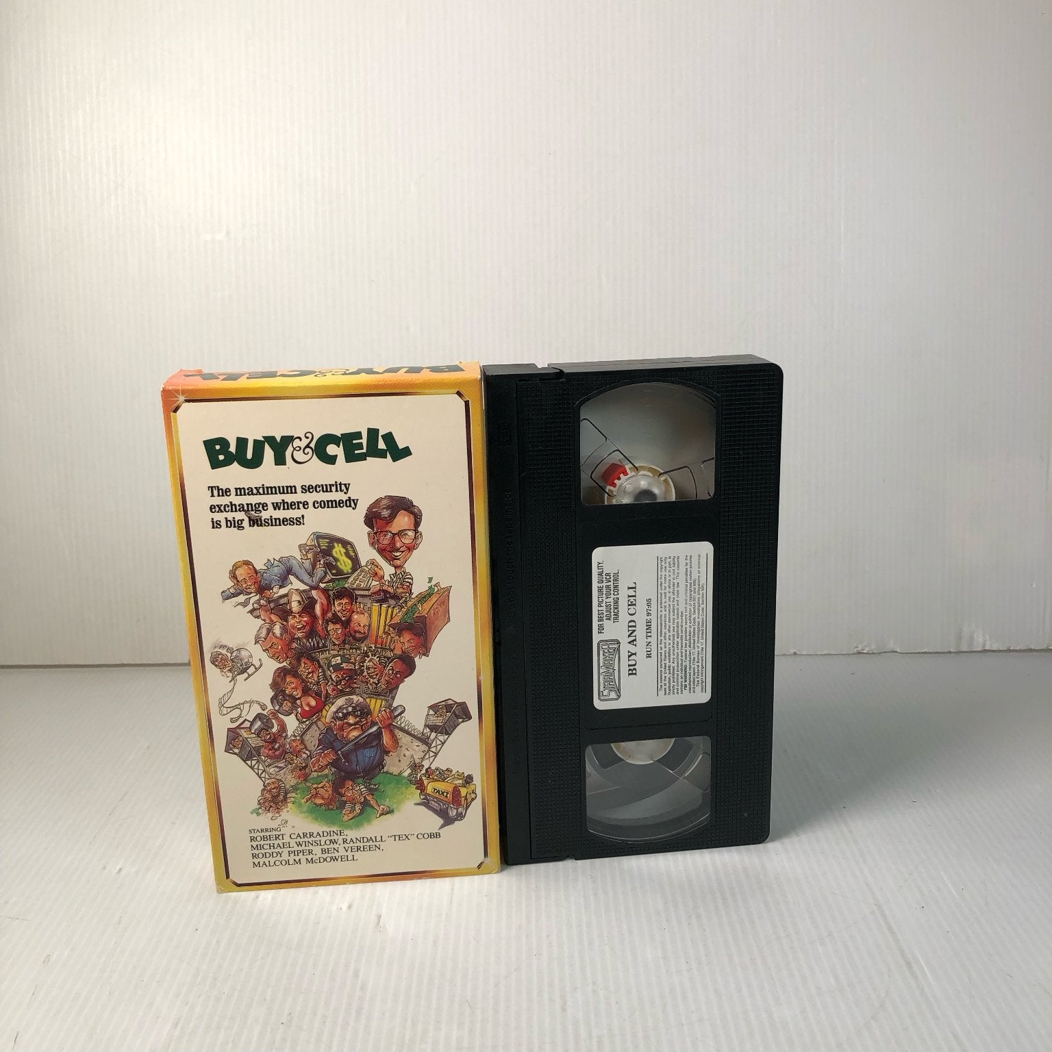 BUY & CELL VHS 1987 Comedy Prison Financial Empire Pictures