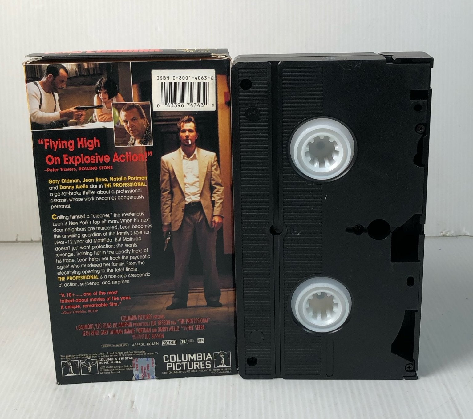 The Professional VHS 1994 Action Thriller Columbia Pictures Luc Besson