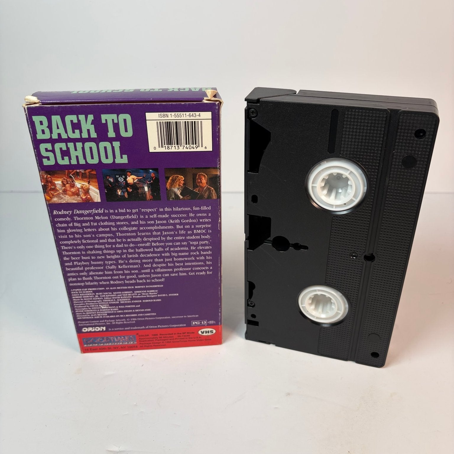 Back to School VHS 1986 Comedy Rodney Dangerfield Goodtimes Home Video