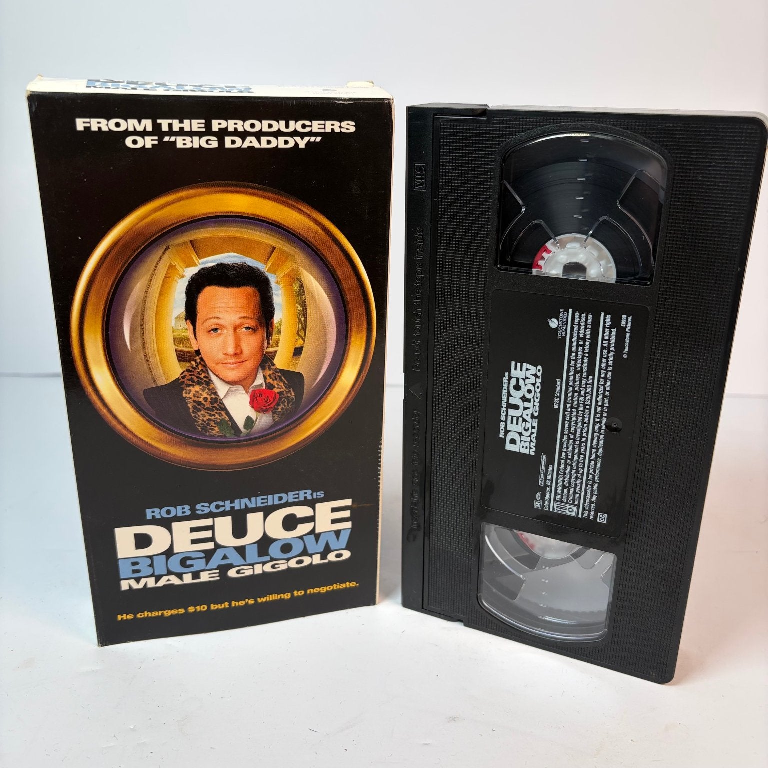Deuce Bigalow Male Gigolo VHS 1999 Comedy Buena Vista Home Entertainment