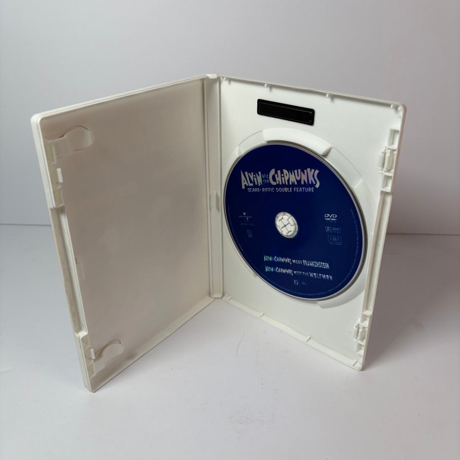 Alvin and the Chipmunks DVD 2008 Scare-Riffic Double Feature Frankenstein