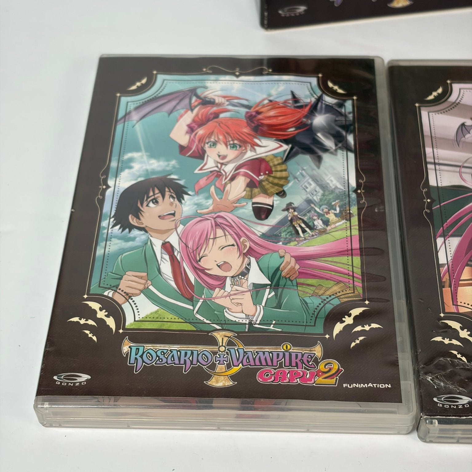 Rosario + Vampire Season 1 & Capu 2 DVD Box Set FUNimation Anime Gonzo