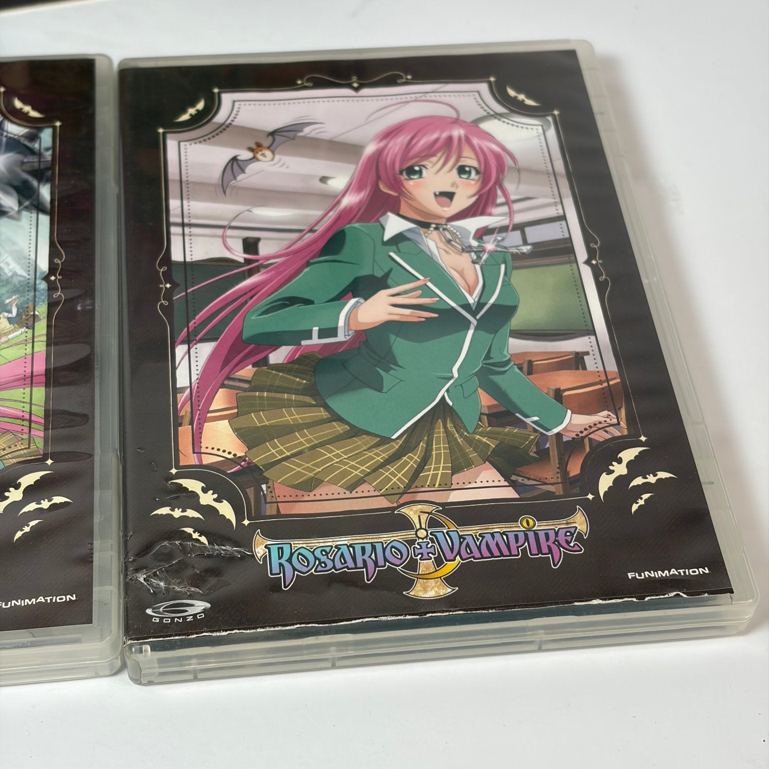 Rosario + Vampire Season 1 & Capu 2 DVD Box Set FUNimation Anime Gonzo
