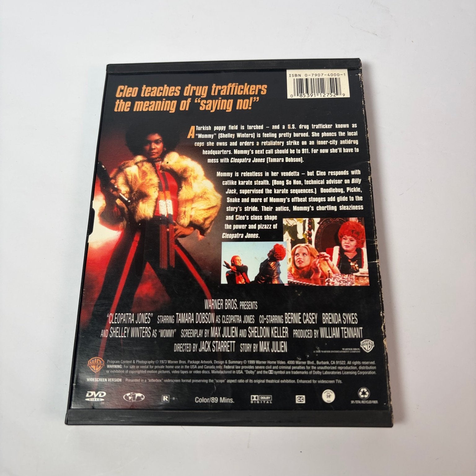 Cleopatra Jones DVD 1973 Tamara Dobson Jack Starrett Widescreen Action