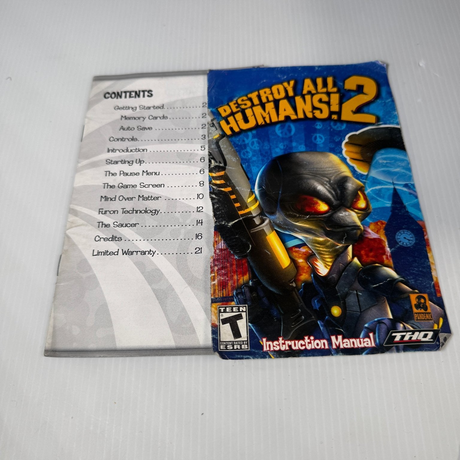 Destroy All Humans! 2 PlayStation 2 Video Game Multiplayer