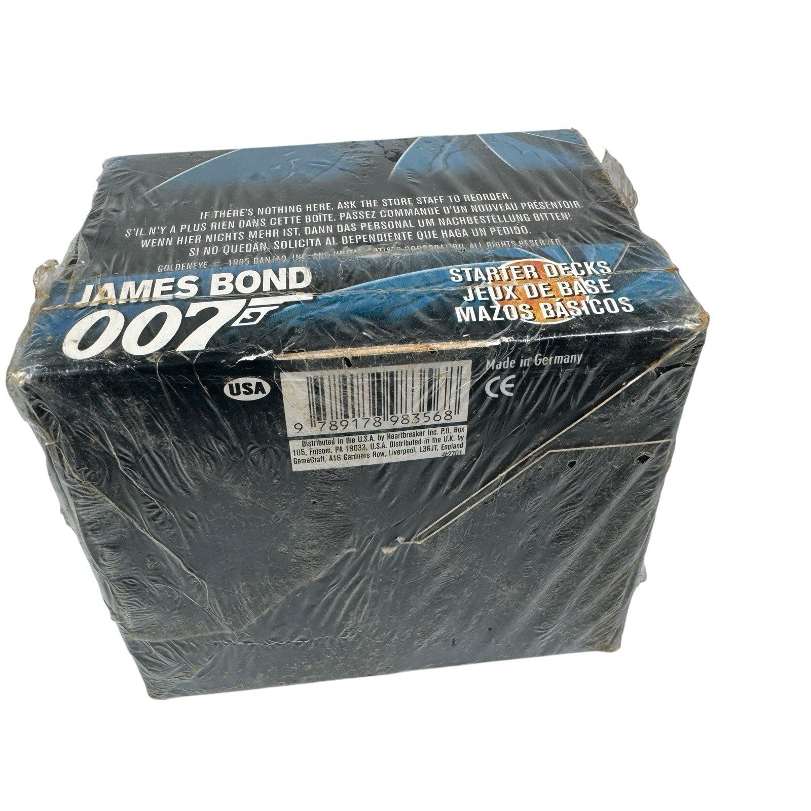 Goldeneye 007 CCG Sealed Box Of Starter Packs Heartbreaker Games OOP RARE