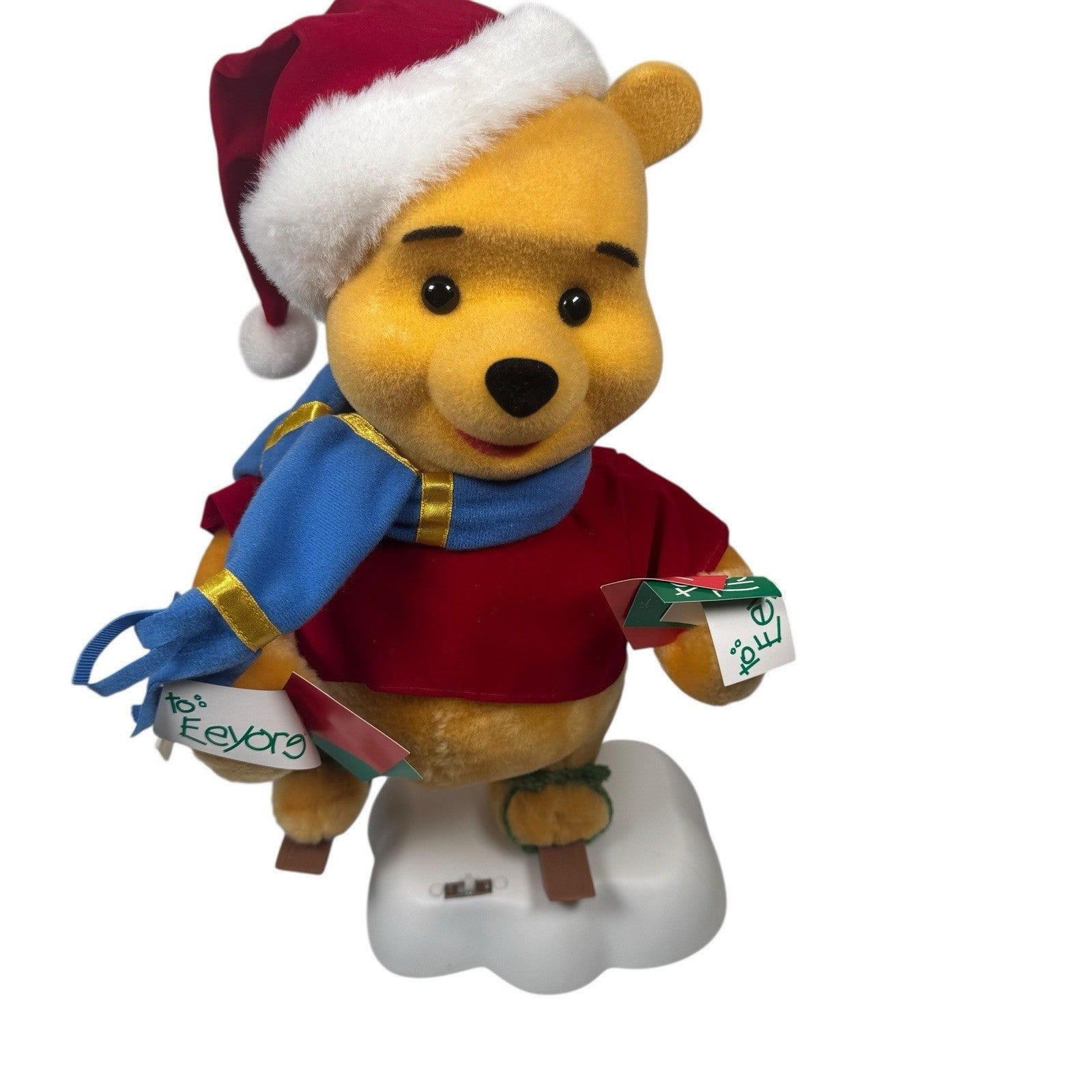 VTG Telco Winnie The Pooh Motion-ette Animated Christmas Display Figure Working