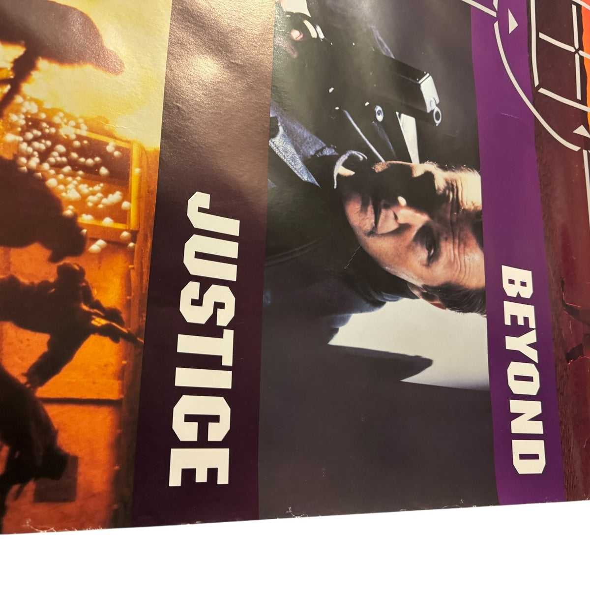 Beyond Justice 1992 One-Sheet Movie Poster Action Thriller Rutger Hauer 40"x27"