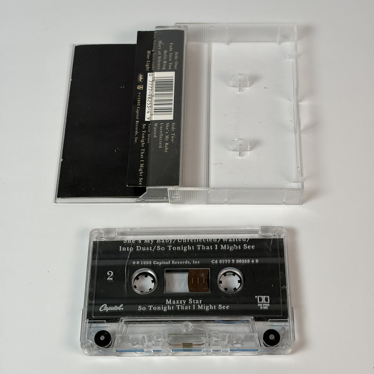Mazzy Star - So Tonight That I Might See Cassette Tape Capitol Records 1993 VG