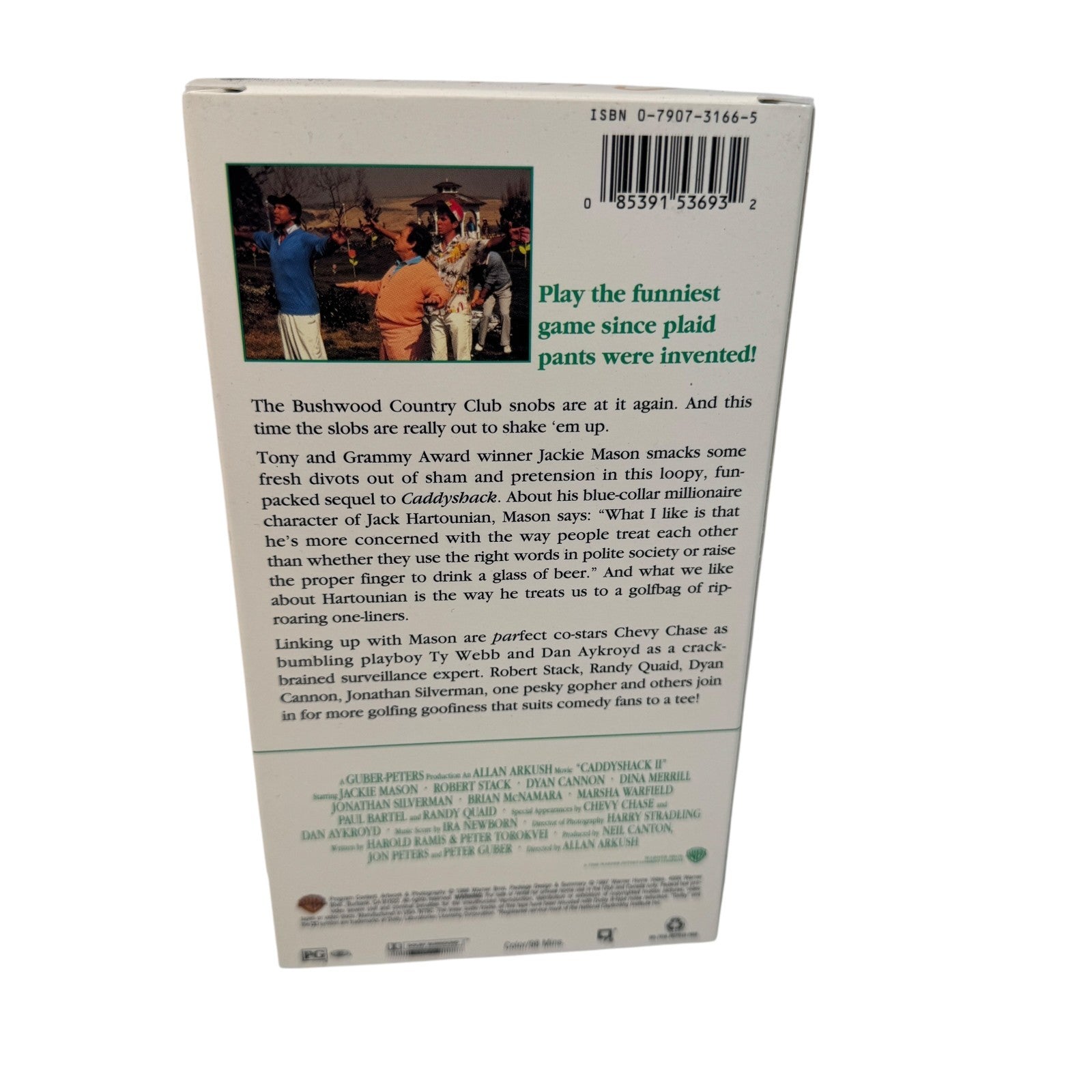 Vintage Caddyshack II VHS Tap Cult Classic Comedy Chevy Chase Dan Aykroyd