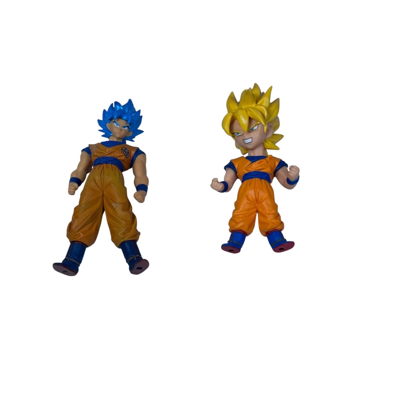 Vintage Mixed Lot of 5 Dragon Ball Z Goku & Vegeta Action Figure Lot Bandai