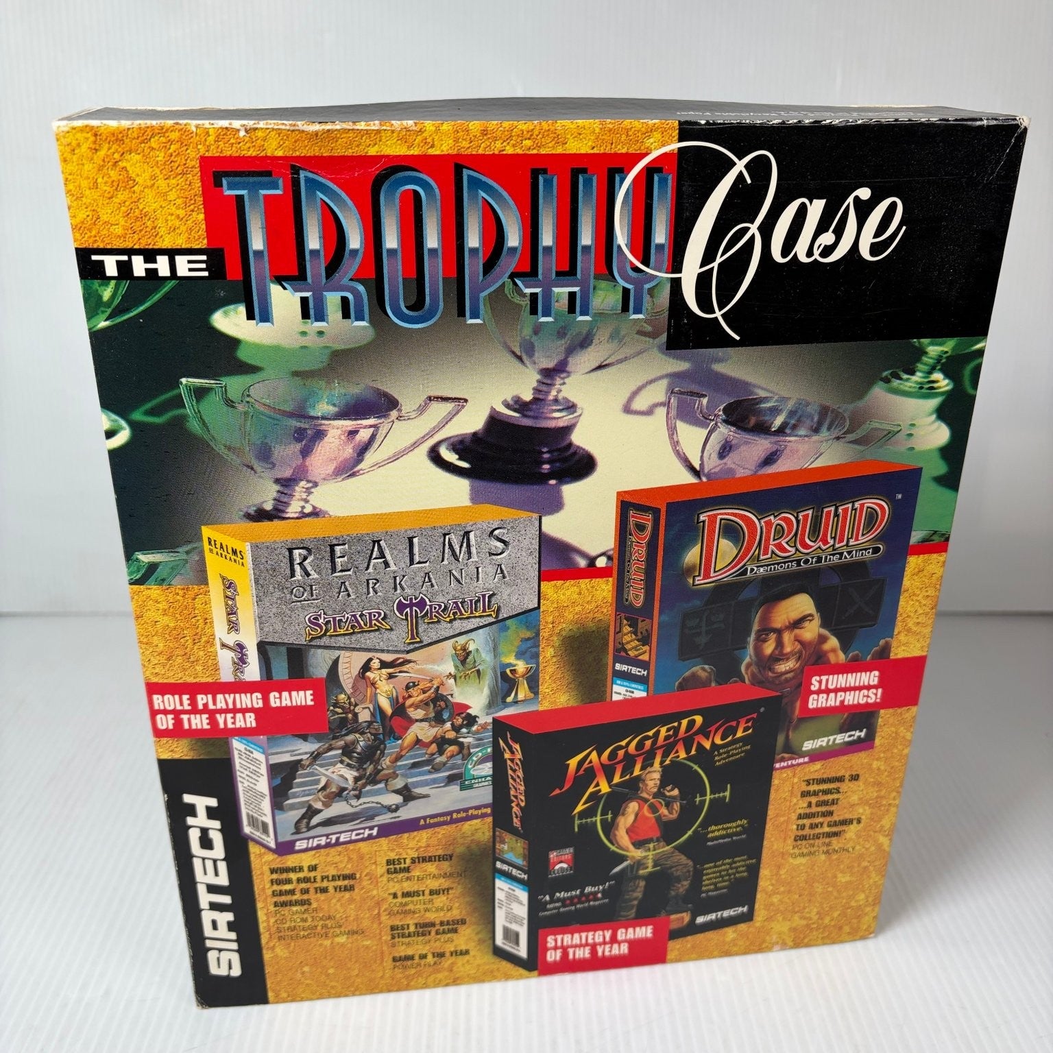 The Trophy Case Sir-Tech Big Box PC Collection Arkania Druid Jagged Alliance