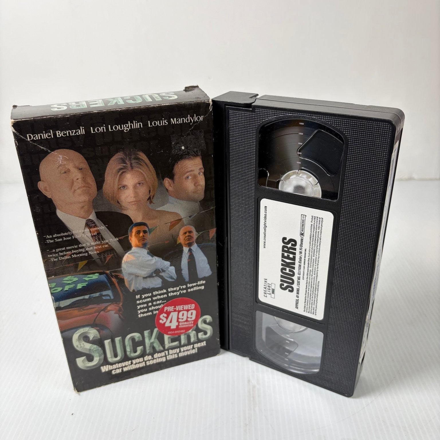 Suckers VHS 1999 Comedy Crime Daniel Benzali Creative Light Video