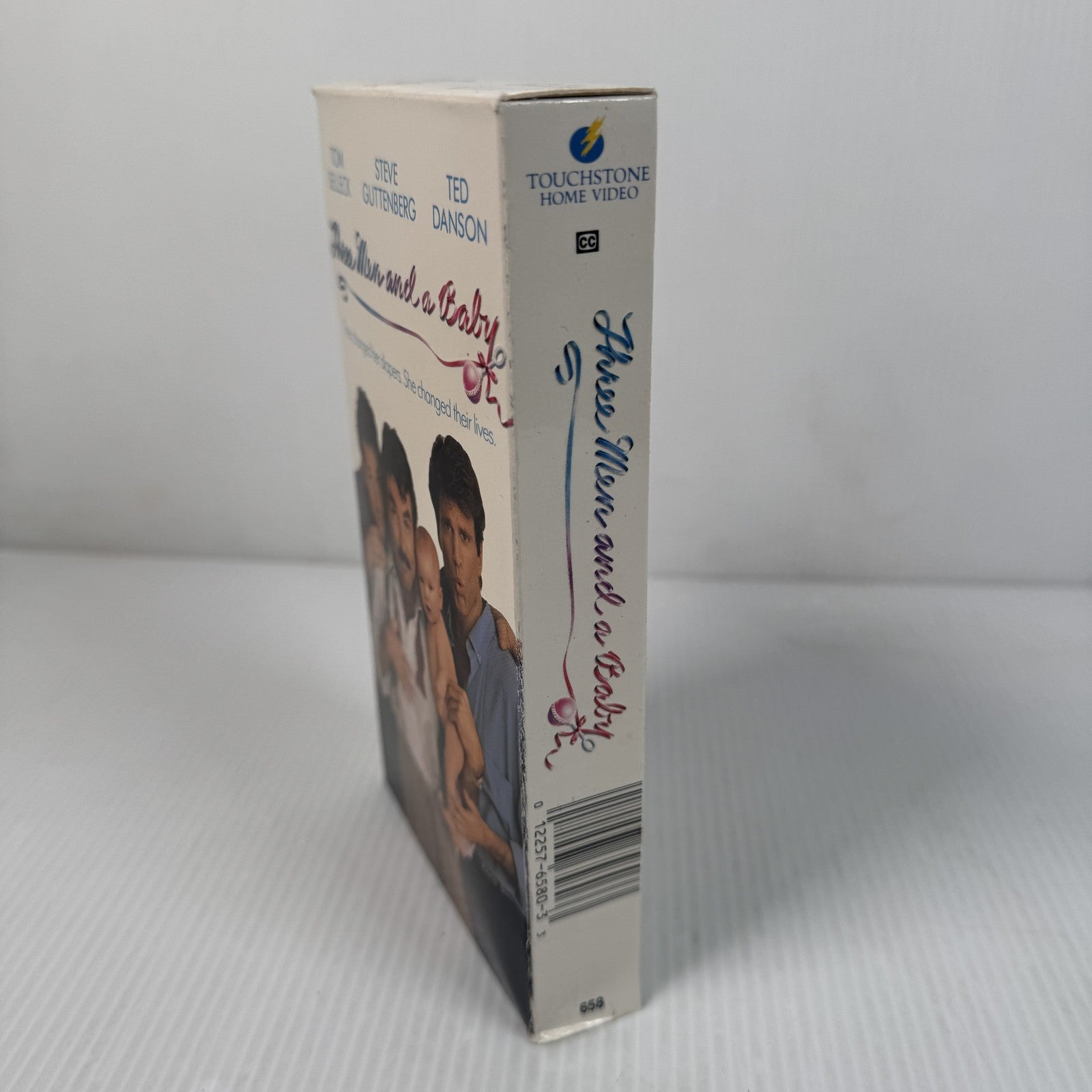 Vintage Three Men and a Baby VHS 1980s Movie Tom Selleck Steve Guttenberg Comedy