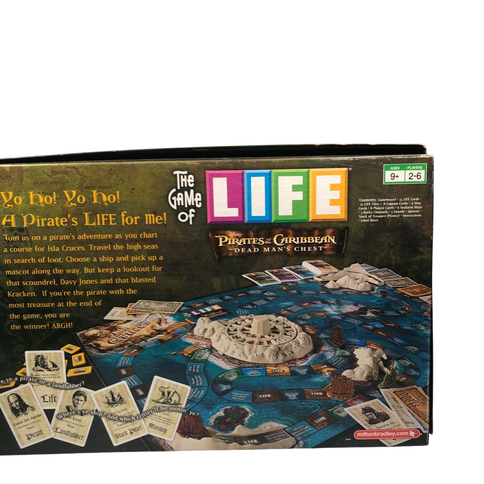 The Game Of Life Pirates Of The Caribbean Dead Mans Chest Game (Missing 1 Boat)