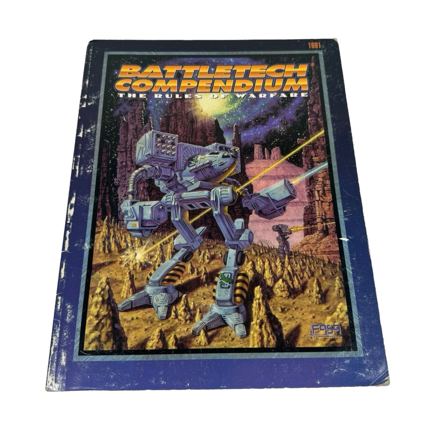 Battletech Compendium 1691 The Rules of Warfare Sourcebook VTG FASA MECH RPG