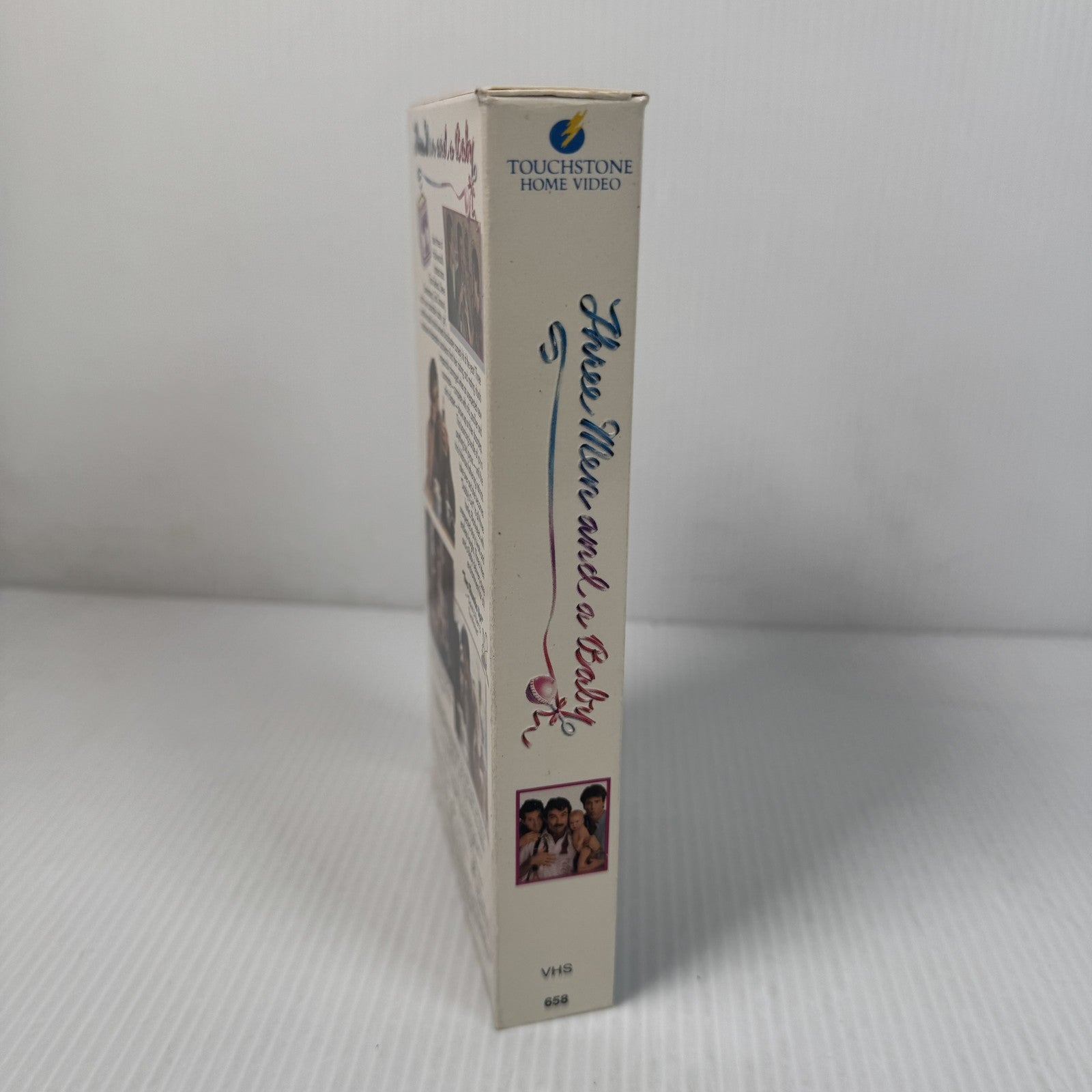 Vintage Three Men and a Baby VHS 1980s Movie Tom Selleck Steve Guttenberg Comedy