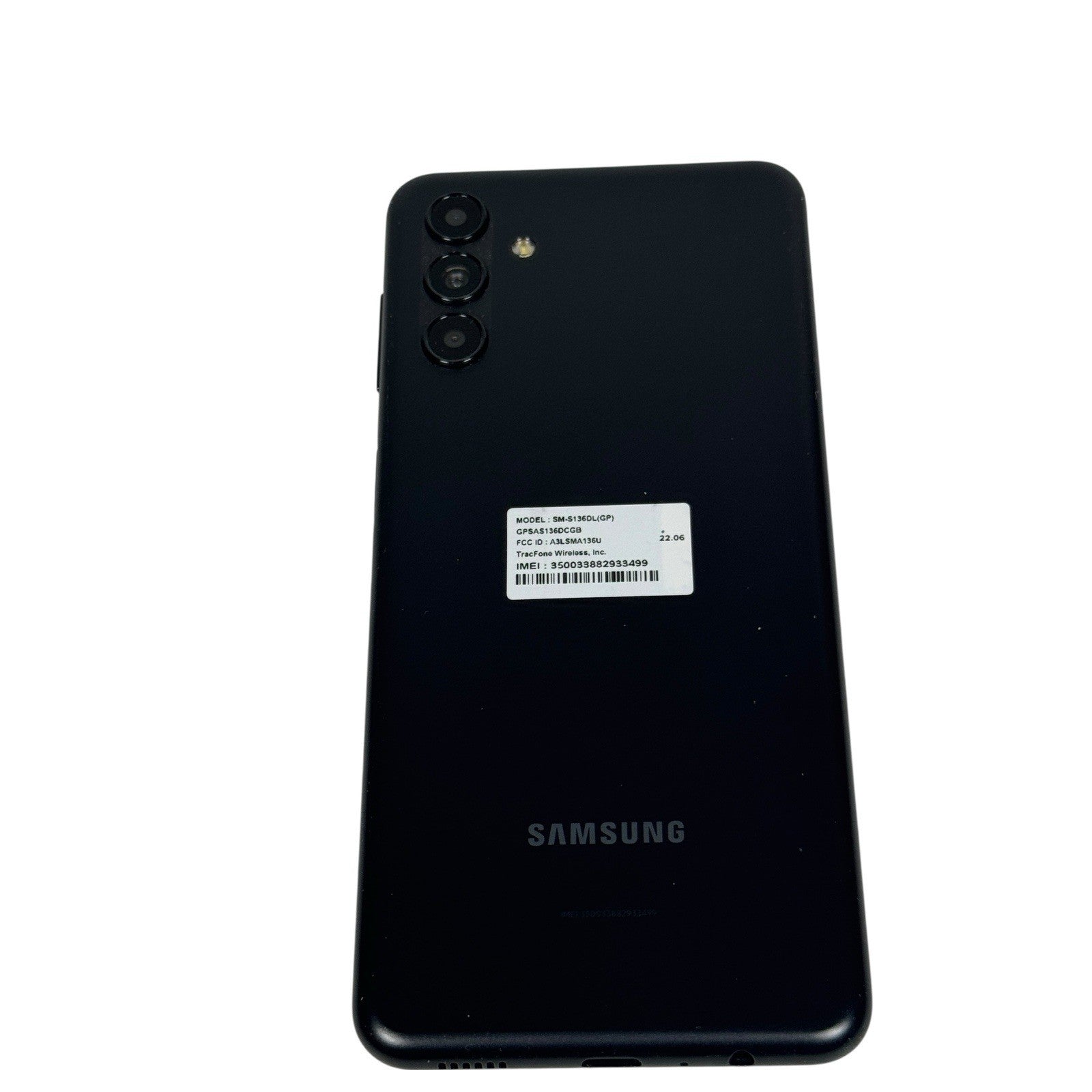SAMSUNG A13 5G SM-S136DL Galaxy 64gb Black Tracfone i