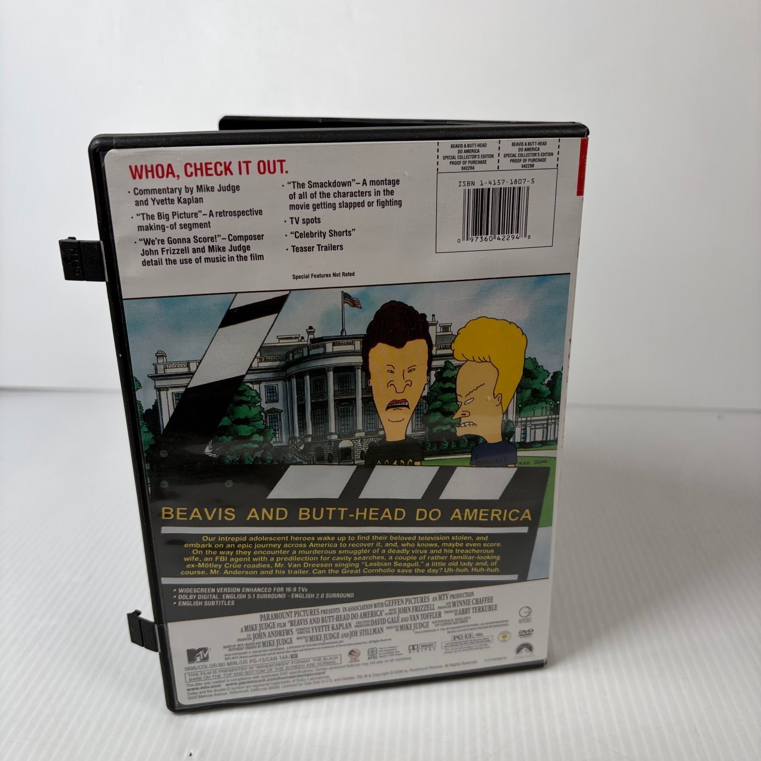 Beavis and Butt-Head Do America DVD 1996 Special Collector's Edition Mike Judge
