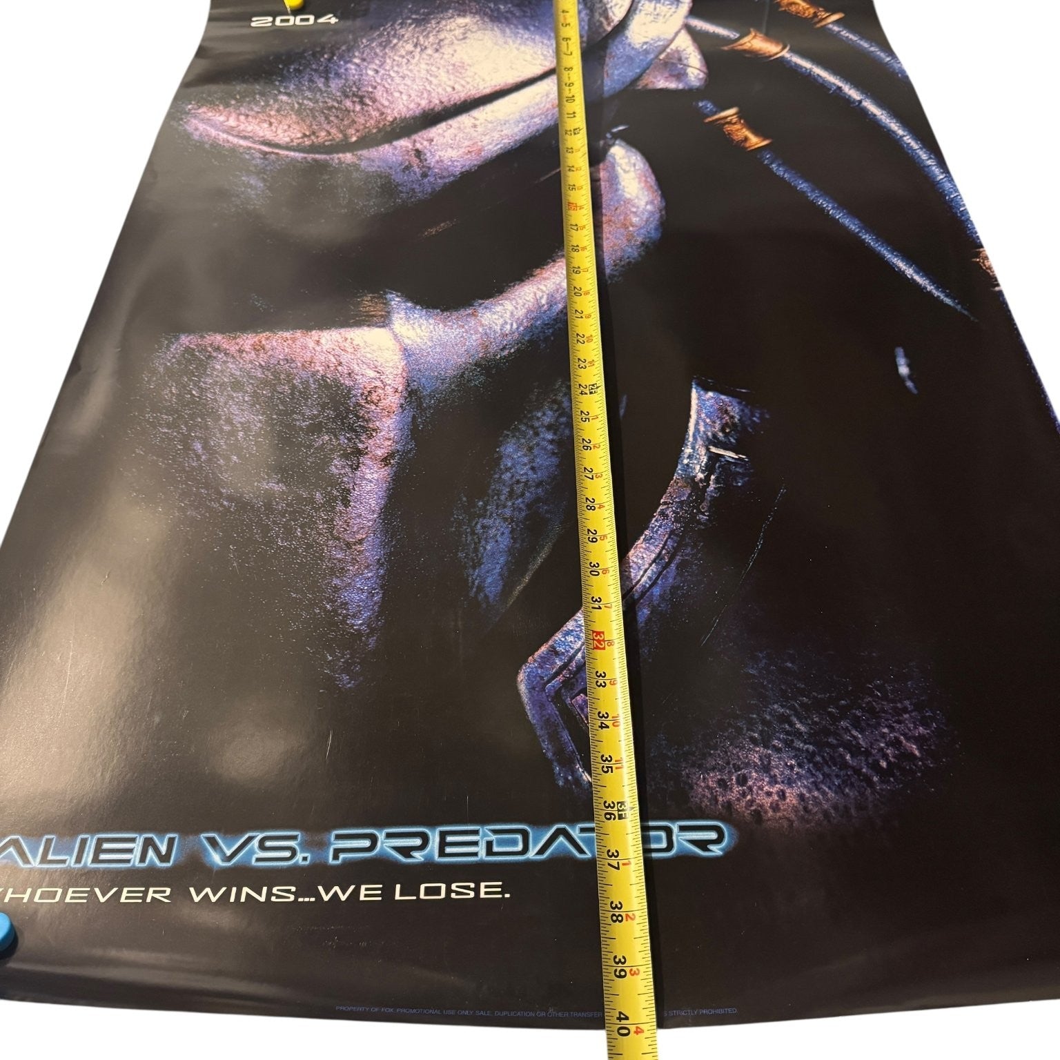 Alien vs. Predator 2004 Double Sided One-Sheet Movie Poster USA Original 40x27