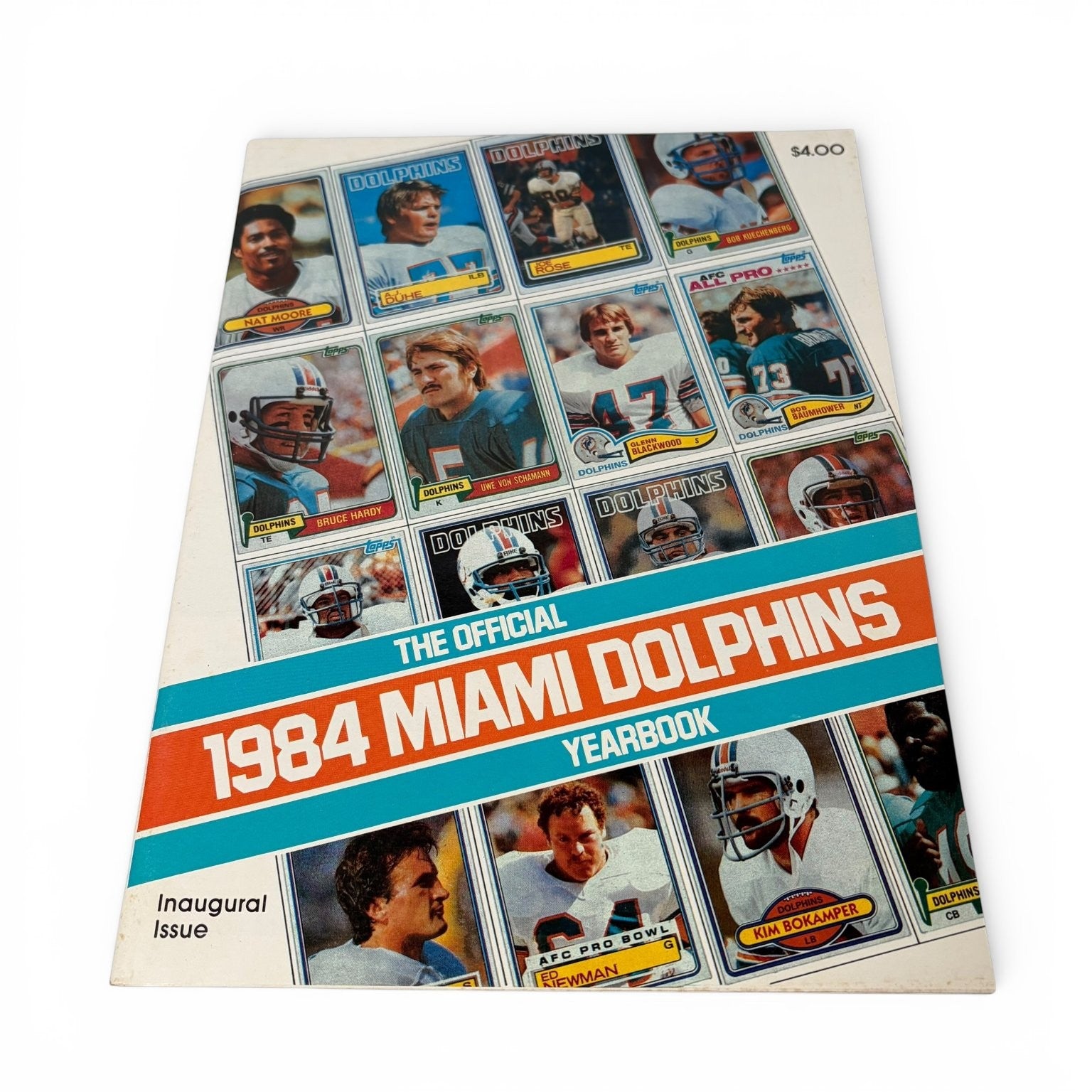 1984 Miami Dolphins Yearbook Magazine Inaugural Issue Dan Marino Topps Cards