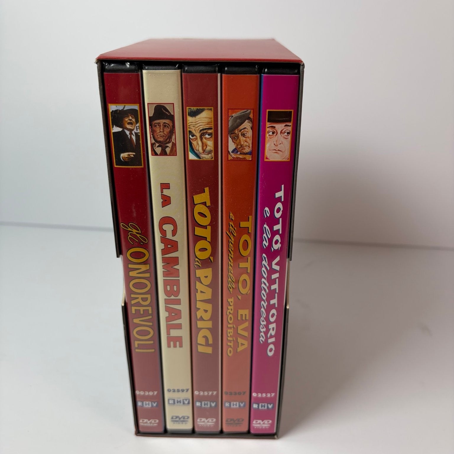 Totò Cofanetto 5 DVD Set 2002 Rare Italian Comedy Collection PAL Region 2 OOP