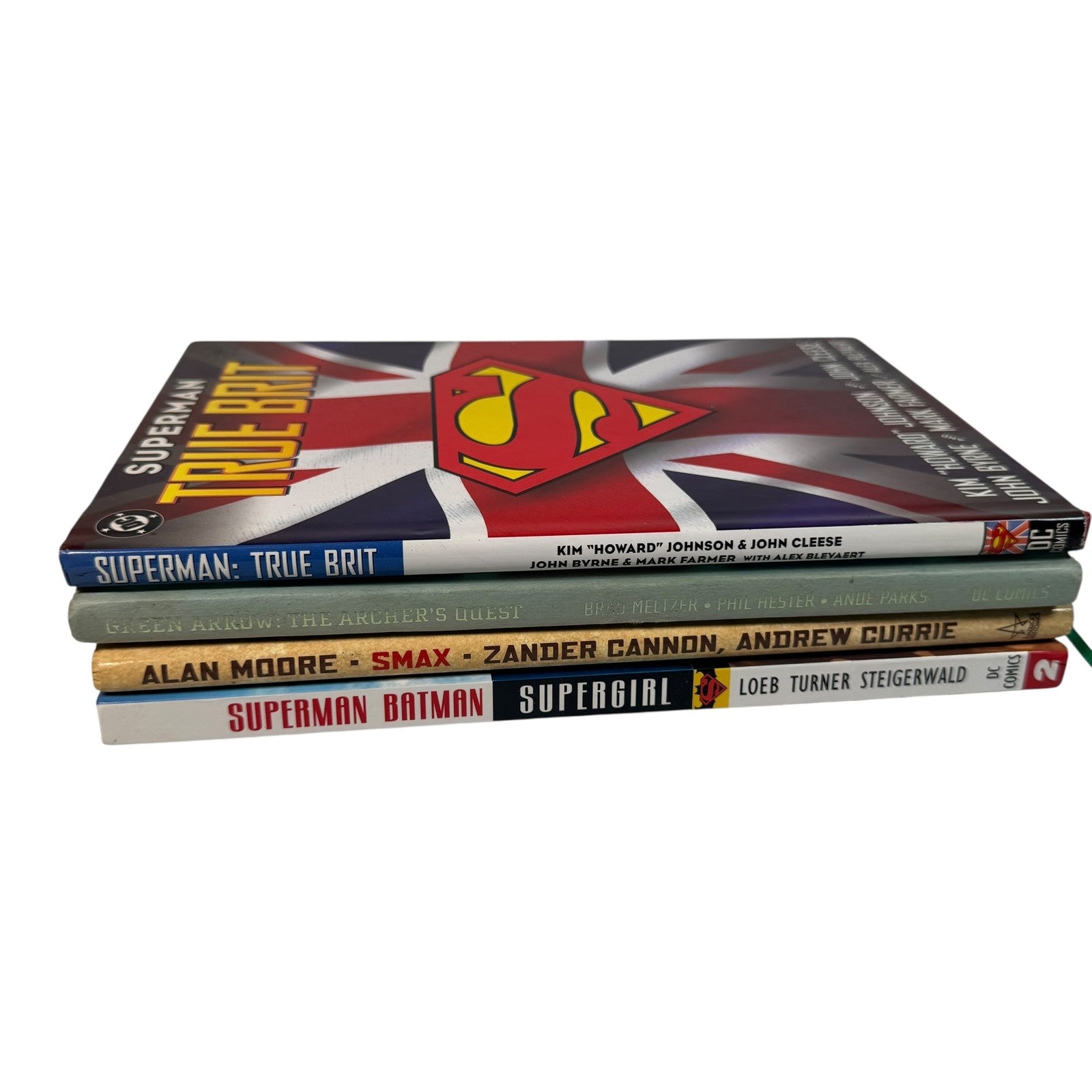 Superman True Brit Green Arrow Archer’s Quest Smax Batman Supergirl Hardcover Lo
