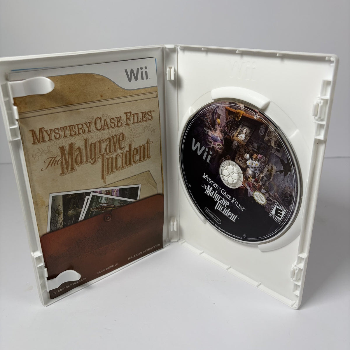 Mystery Case Files The Malgrave Incident Nintendo Wii Hidden Object Complete CIB