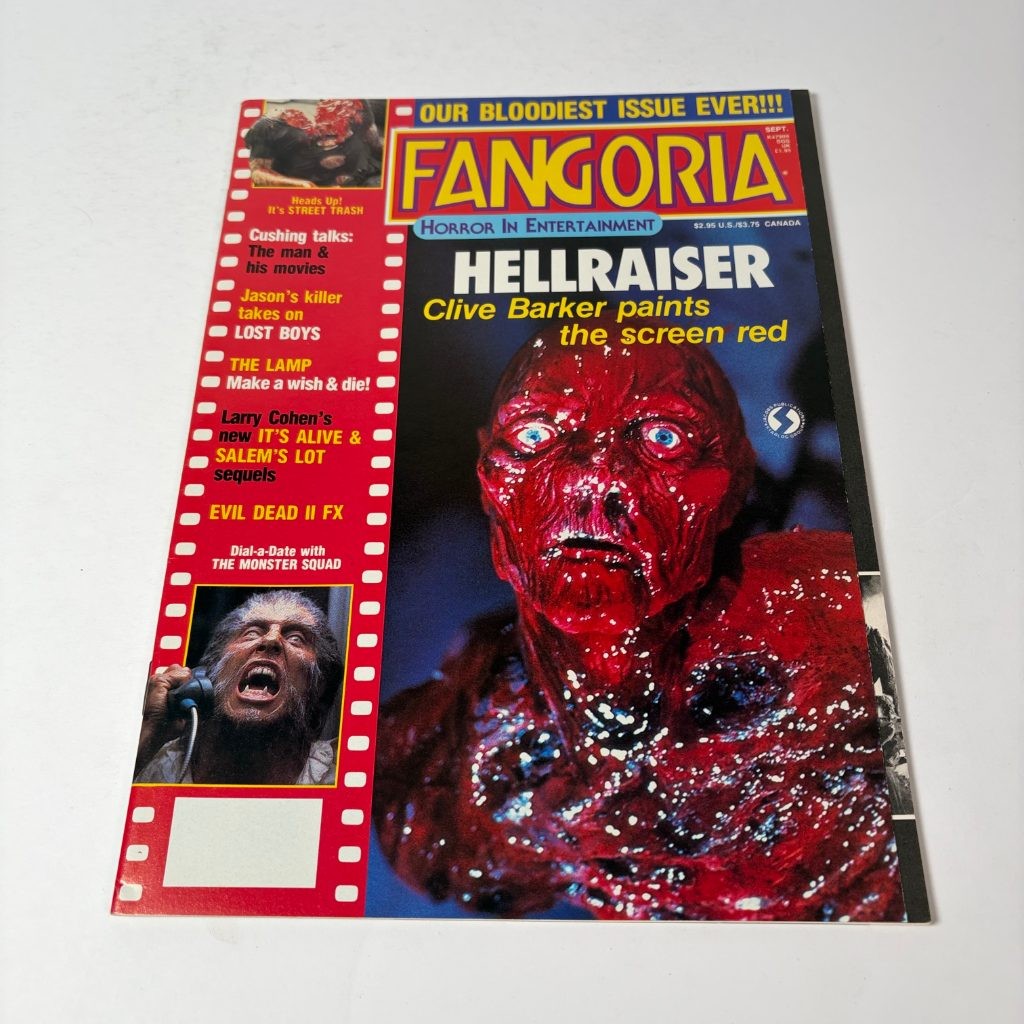 Fangoria 67 September 1987 Hellraiser Clive Barker Evil Dead II Horror Magazine
