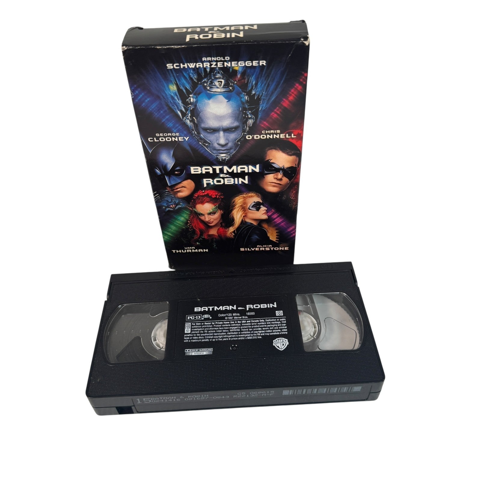 Batman & Robin VHS 1997 Clooney Schwarzenegger Buy 2 Get 1
