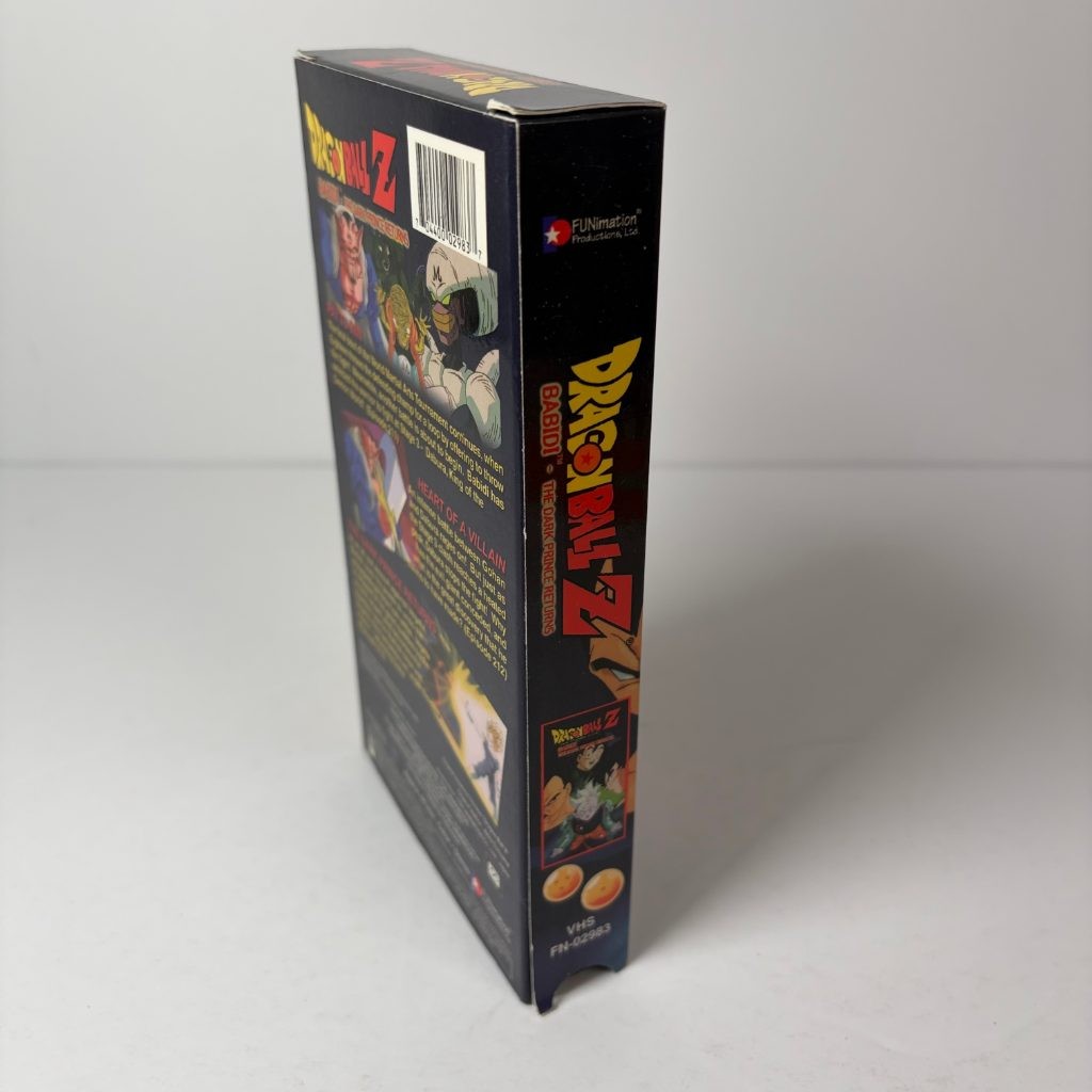 Dragon Ball Z Babidi The Dark Prince Returns VHS FUNimation Edited Anime