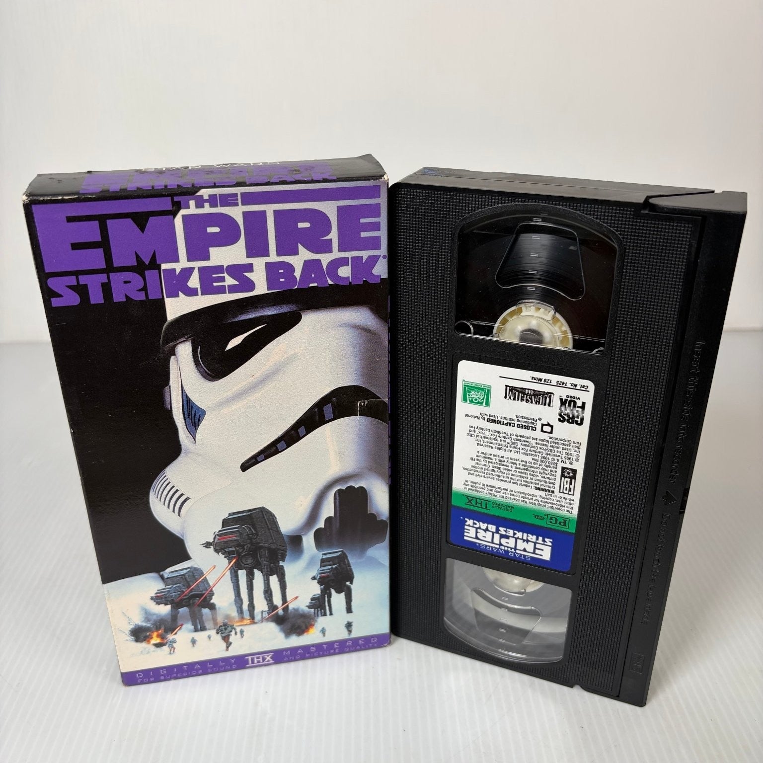 The Empire Strikes Back VHS 1980 Sci-Fi THX Digitally Mastered CBS FOX