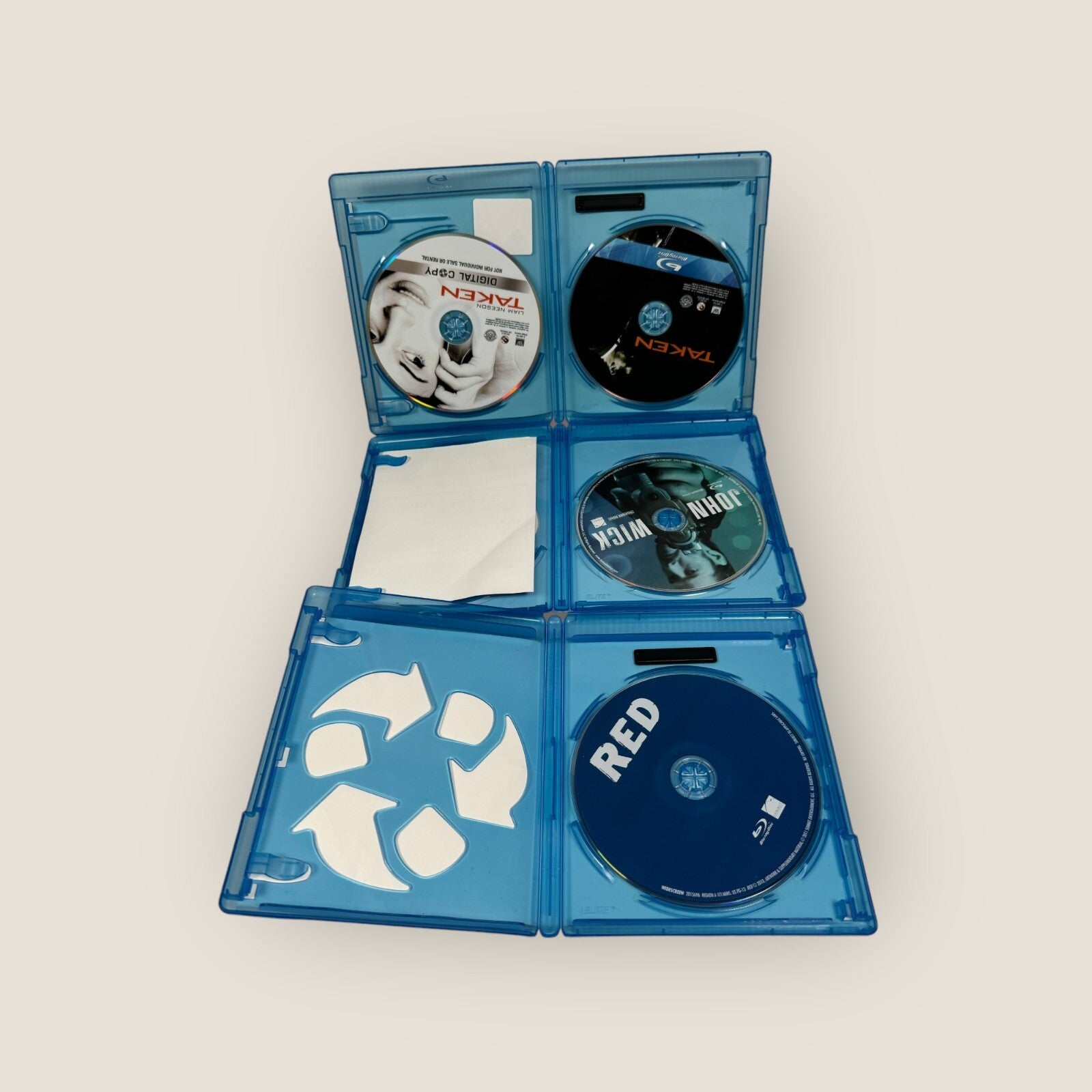 Lot of 8 Renegade Anti-Hero Action Blu-ray Movies Taken, The Expendables & more