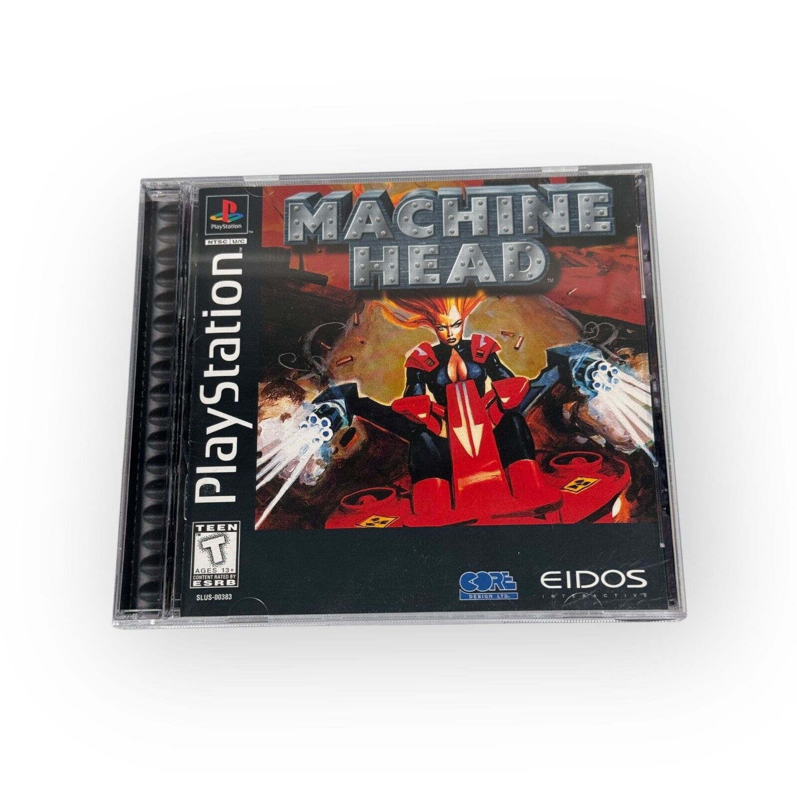 Machine Head Playstation 1 FPS Game by Core Eidos Complete CIB Black Label