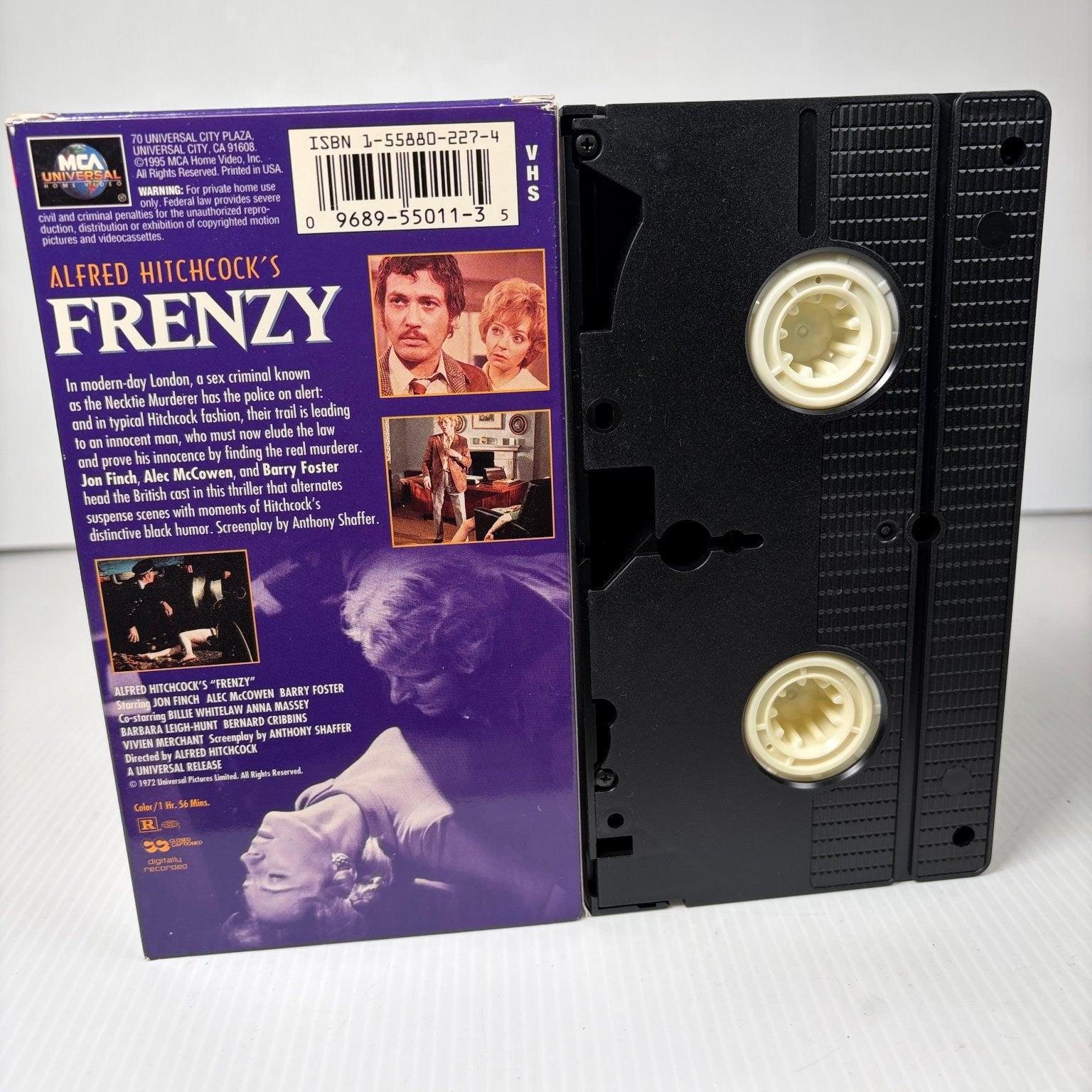 Frenzy VHS 1972 Thriller Suspense Alfred Hitchcock Collection MCA Universal