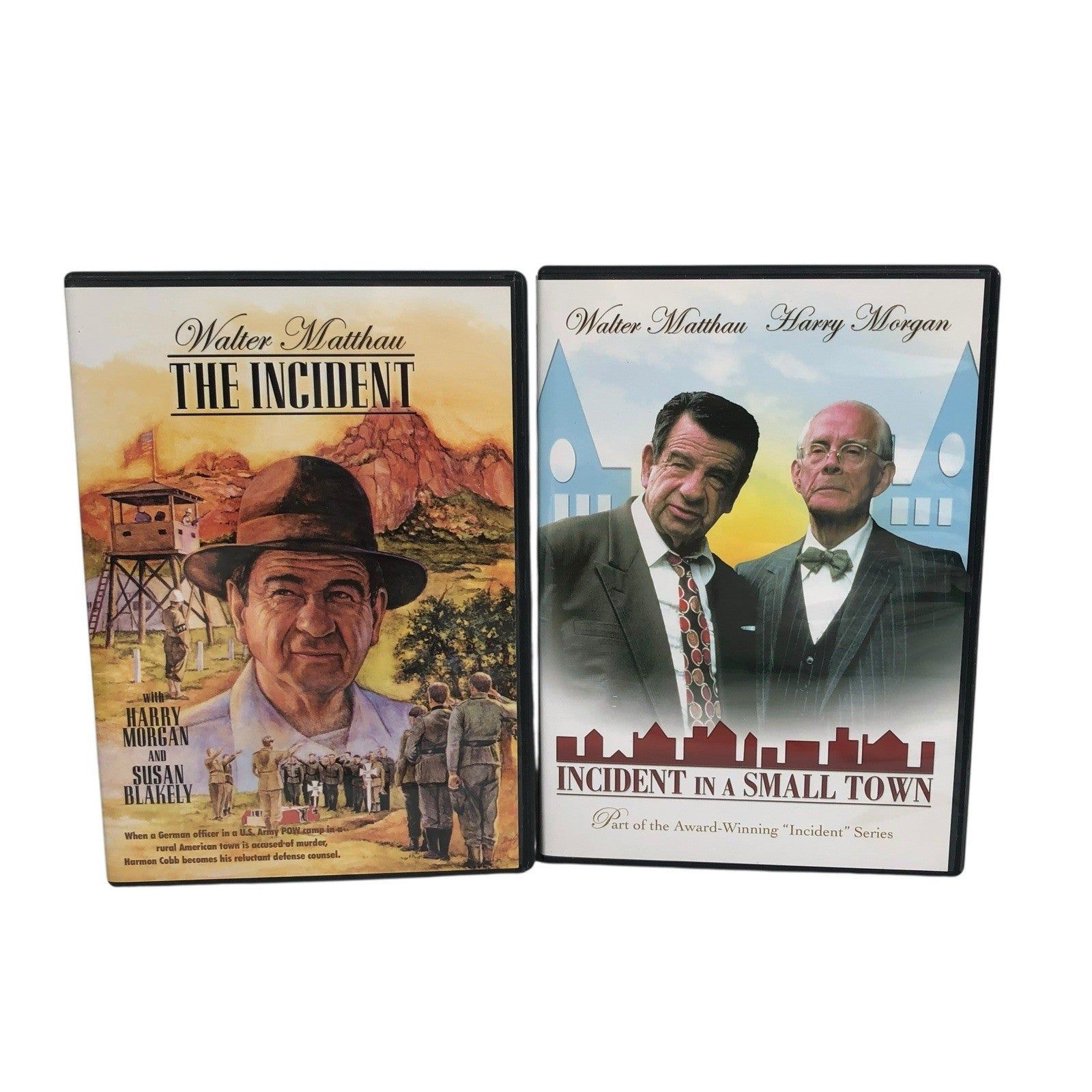 Lot Of 2 Walter Matthau Movie DVDs The Incident 1990 & Incident In A Small Town