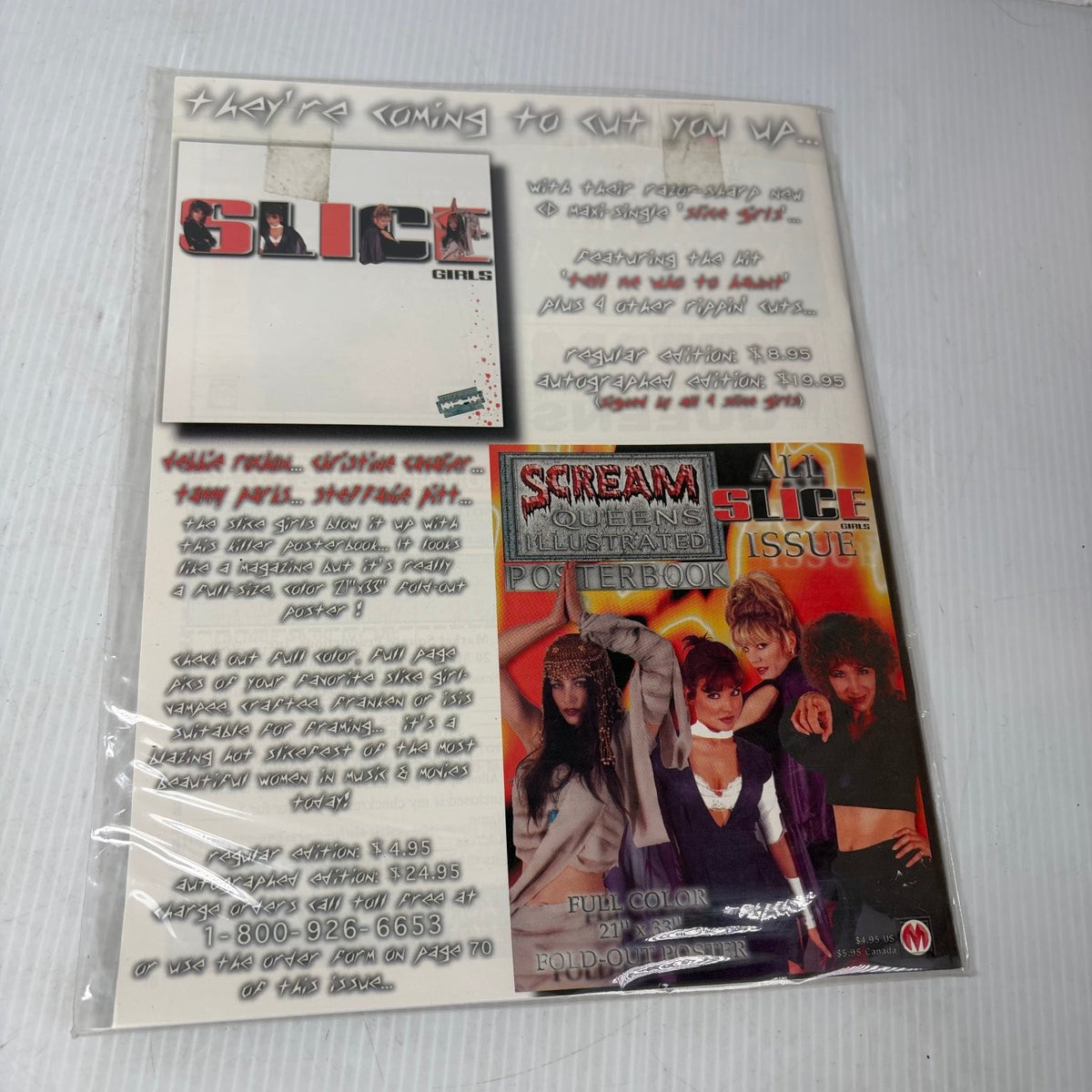 Scream Queens Illustrated Magazine Number 21 Christine Cavalier Jennifer Jenesko