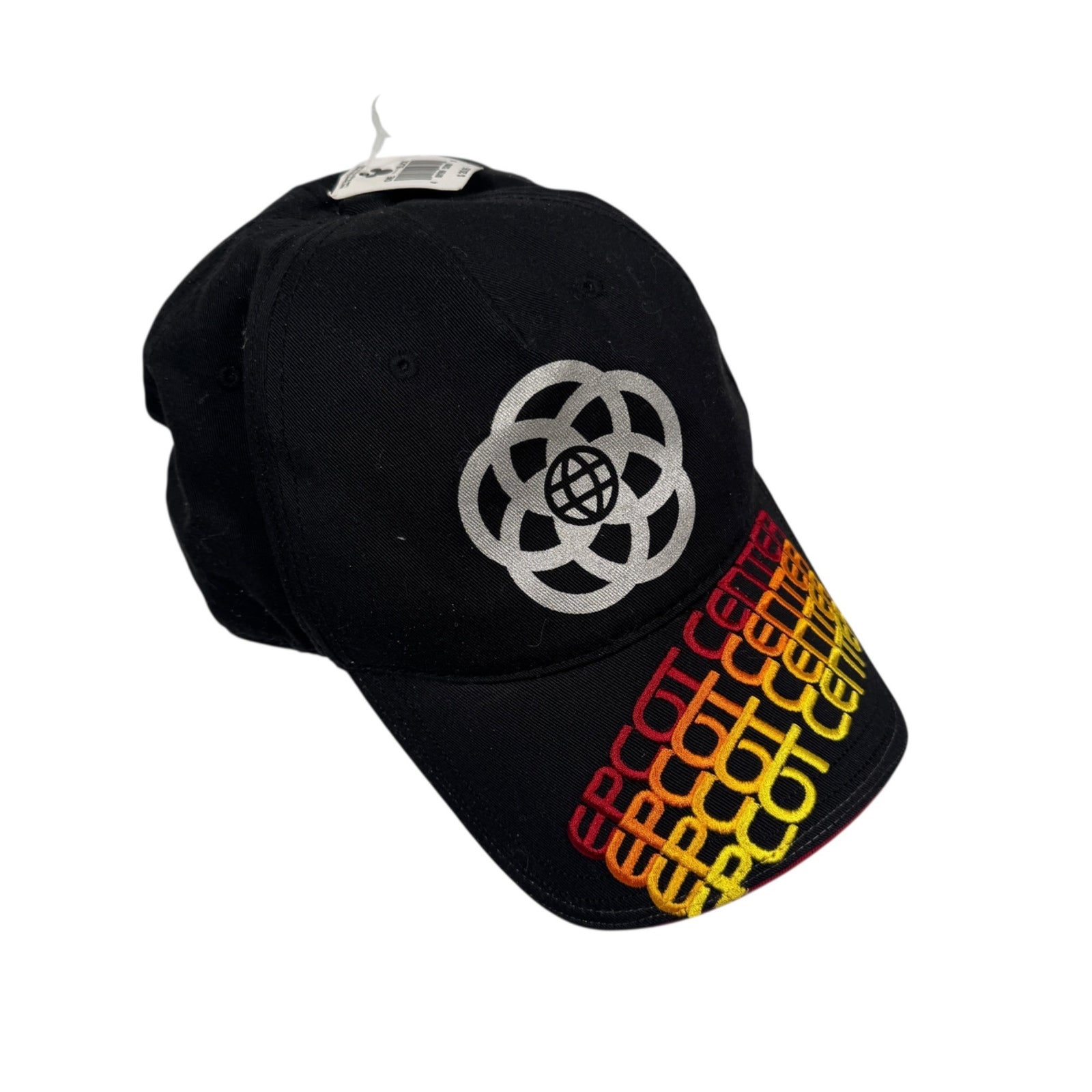 Epcot Center 2007 Mouse Gear Baseball Hat Retro Logo Embroidered Brim Deadstock