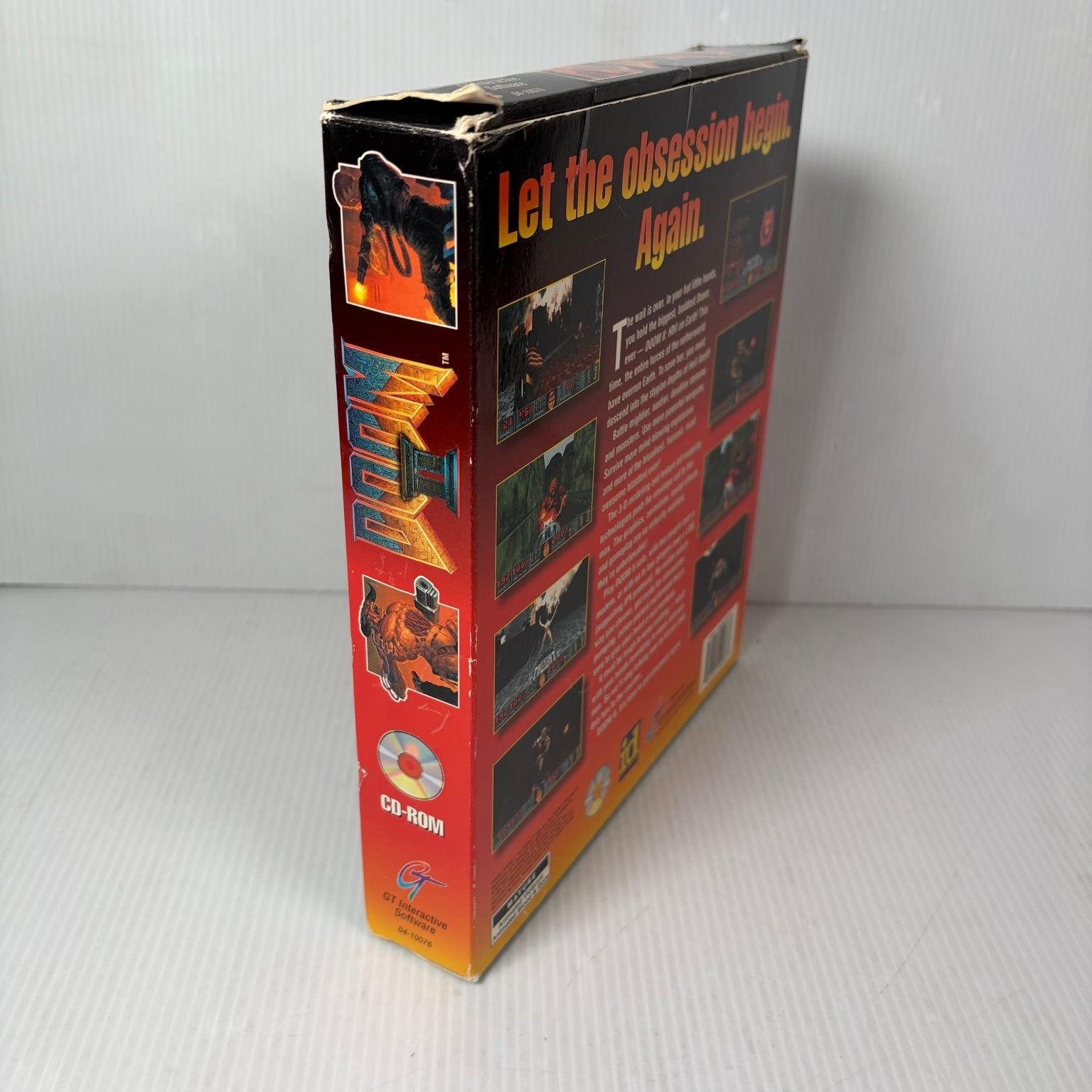DOOM II: Hell on Earth Big Box PC Complete Video Game id Software FPS Windows 95