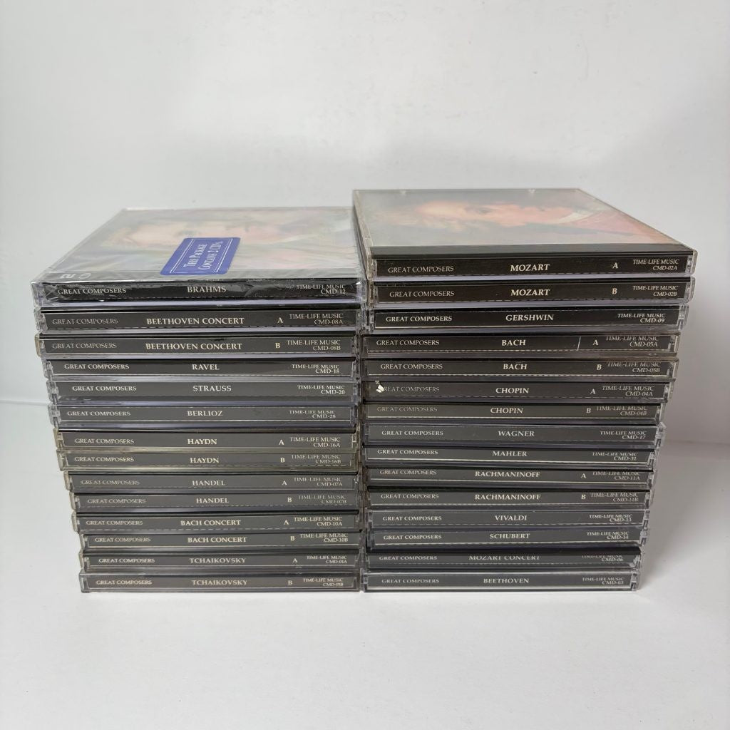 Time-Life Music Great Composers CD Lot of 29 Classical Mozart Beethoven Bach