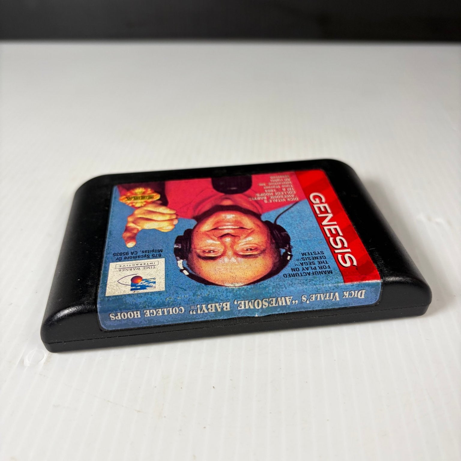 Dick Vitale's Awesome Baby College Hoops Sega Genesis Video Game