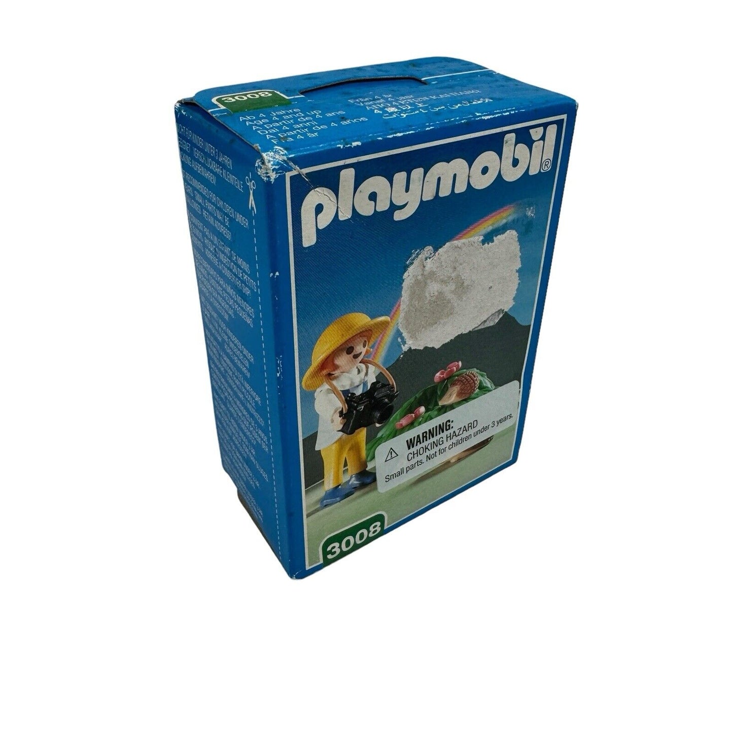 Playmobil 3008 Girl Photographer Camera Hedgehog Porcupine NEW Sealed Box 1998