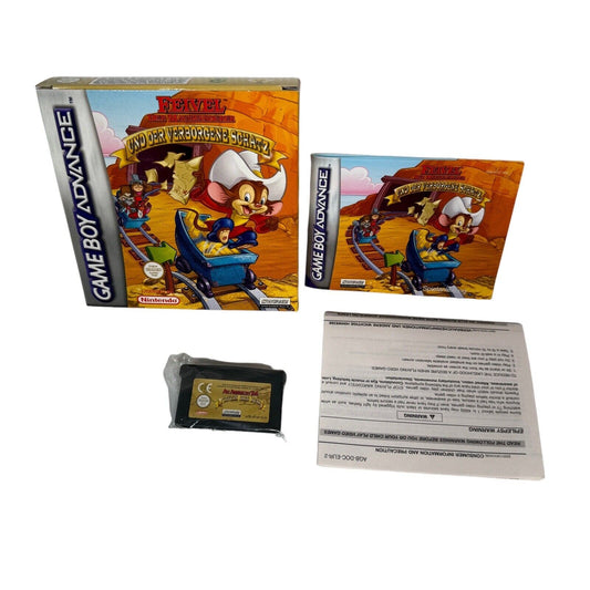 An American Tail Fievel's Gold Rush Game Boy Advance German Version Complete CIB