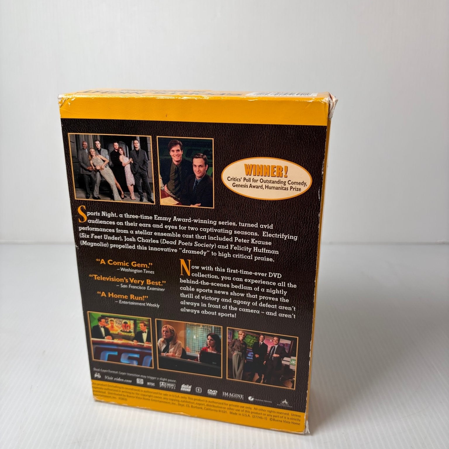 Sports Night DVD 2002 Complete Series Peter Krause Josh Charles Sorkin