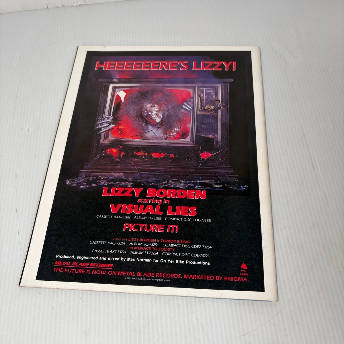 Metal Rendezvous International Magazine July 1987 Michael Schenker Heavy Metal