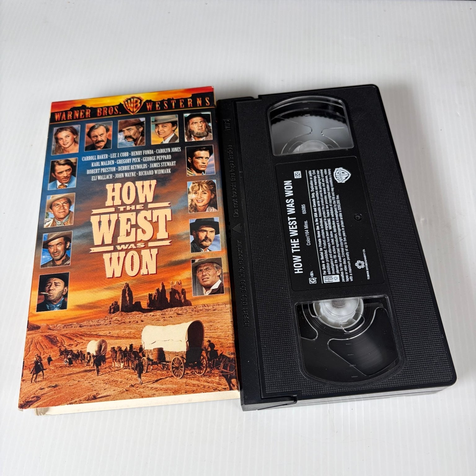 How The West Was Won VHS 1962 Western Warner Bros. Westerns