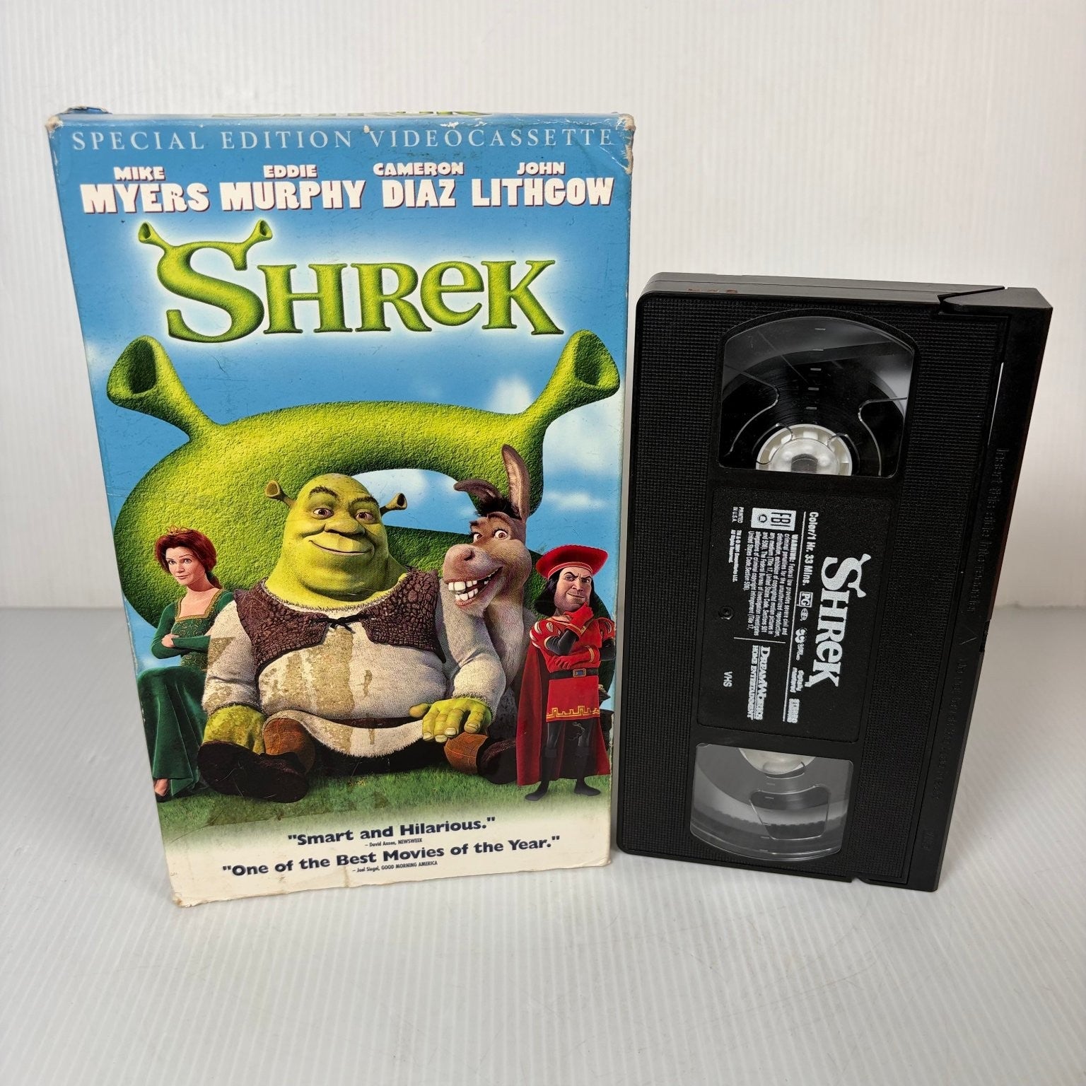 Shrek VHS 2001 Animated Comedy Special Edition DreamWorks Big Box