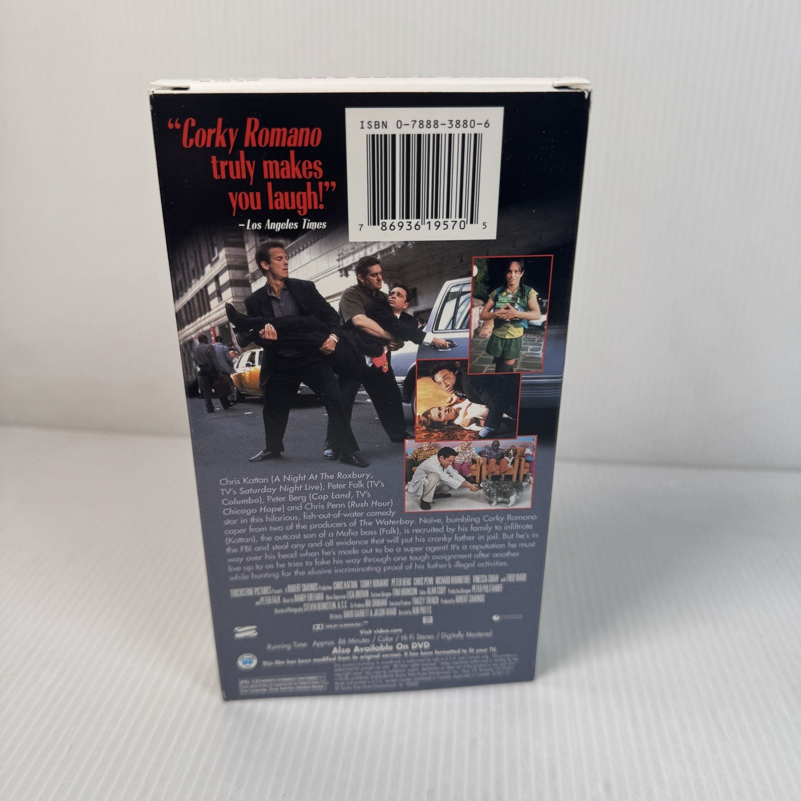 Corky Romano VHS 2001 Comedy Movie Touchstone Home Video Chris Kattan SNL Mafia